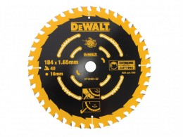 DeWalt Circular Saw Blade 184 x 16mm x 40T Corded Extreme Framing £23.99